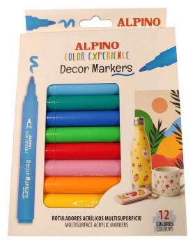Fixy akrylové Decor Markers 12ks - -