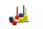 Moyo Montessori Moyo Montessori Barevné kroužky na 3 kolících