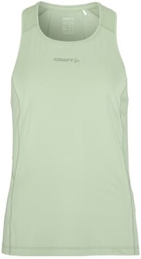CRAFT ADV ESSENCE SINGLET 2 W 1914796 630000 Zelená - Běžecké tílko CRAFT ADV Essence 2 - zelená Velikost textilu: XXL