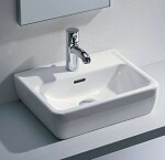 Laufen - Pro Umývátko, 45x34 cm, 1 otvor pro baterii, bílá H8119520001041