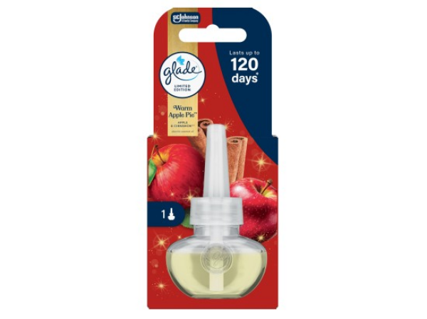 Glade® Electric Scented Oil Náhradní náplň do elektrického osvěžovače Warm Apple Pie™ 20 ml