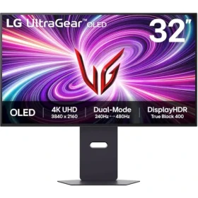 31.5" LG 32GS95UV-B černá / OLED / 3840 x 2160 / 16:9 / 1.5M:1 / 275cd-m2 / HDMI DP / VESA (32GS95UV-B.AEU)