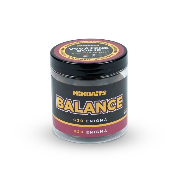 Mikbaits Boilie Gangster Balance 250ml - GSP Black Squid 20mm,Mikbaits Boilie Gangster Balance 250ml - GSP Black Squid 20mm
