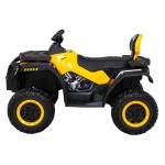 Mamido Dětská elektrická čtyřkolka XT-Speed 4x80W 24V žlutá