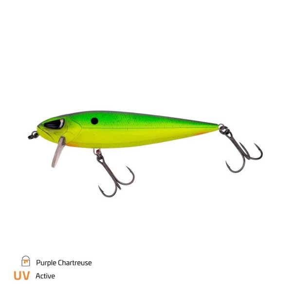 Zeck Wobler Dundee 13,5 cm / 1m SP - Purple Chartreuse,Zeck Wobler Dundee 13,5 cm / 1m SP - Purple Chartreuse