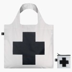 Skládací nákupní taška LOQI KAZIMIR MALEVICH Black Cross