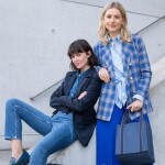 Reisenthel Nákupní taška na lahve Bottlebag Herringbone dark blue