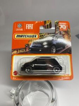 Matchbox 70years Fiat 500 2019 TURBO 16/100 černý