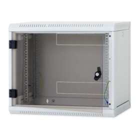 TRITON 19" nástěnný rozvaděč 6U 600x400mm, skleněné dveře, nosnost 45kg, odnímatelné bočnice, šedý EDF_1030417
