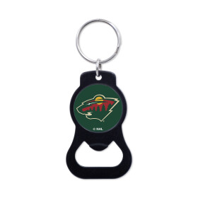 Wincraft Přívěšek na klíče Minnesota Wild Round NHL Black Bottle Opener Key Ring WI_61457322