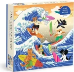 GALISON Čtvercové puzzle Velká vlna