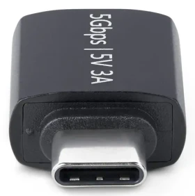 StarTech USB-C - USB-A adaptér černá / Adaptér / USB 3.0 / 5 Gbps / hliníkové tělo (USB31CAADGCP)