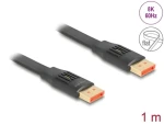 DeLock DisplayPort plochý kabel 1 m / Video kabel / 8K / 60 Hz (81005)