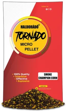 Haldorádó Pelety Tornado Smoke Micro Pellet 400g Champion Corn (HD34114)