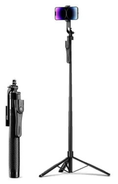 Orico SPM215 černá / Selfie tyč se stativem / Bluetooth 5.2 / 360° rotace / 1/4"