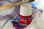 Pébéo Barva na textil Setacolor Light glitter 45 ml - Stříbrná 209