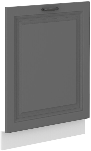 Dvířka na vestavnou myčku nádobí Stilo ZM 713x596 Barva korpusu: Bílá, Barva dvířek: Dust Grey