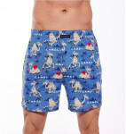 Pánské boxerky Cornette Classic 001/154 S-2XL džínovina