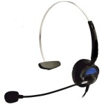 Basetech KJ-97 Headset otevřená (On Ear) kabelová mono černá telefon