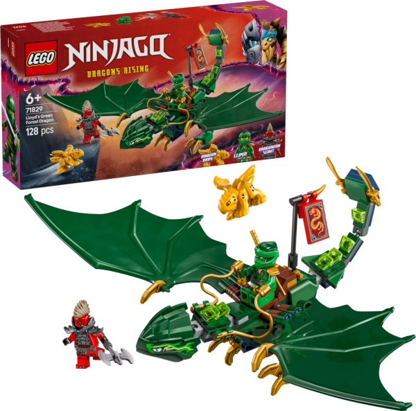 LEGO® NINJAGO® 71829 Lloydův zelený lesní drak - LEGO® NINJAGO®