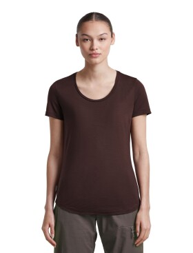Dámské merino triko krátký rukáv ICEBREAKER Wmns Merino 125 Cool-Lite Sphere III SS Scoop, Bittersweet velikost: L
