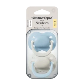 Tommee Tippee Newborn silikonový dudlík 0-2m BOY 2ks - více barevných variant (433659-T)