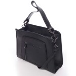 Pevná dámská kabelka Karmen, černá