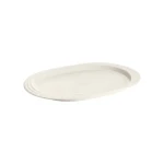 Guzzini TIERRA L mléčně bílá / Servírovací podnos / Recyklovaný PET / 47,5 x 32,5 x 3 cm (197401156)