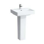 Laufen - Pro S Umyvadlo, 55x47 cm, 3 otvory pro baterii, s LCC, bílá H8109624001081