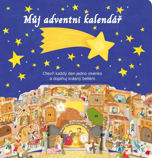 Můj adventní kalendář - Otevři každý den jedno okénko a doplňuj krásný betlém - Daniela Gamba