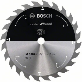 Bosch Accessories Bosch 2608837698 tvrdokovový pilový kotouč 184 x 16 mm Počet zubů (na palec): 24 1 ks