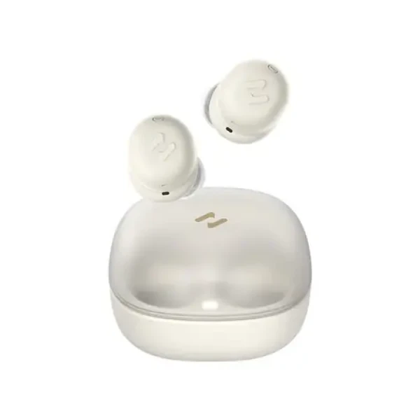 Havit TW969 TWS béžová / Bezdrátová sluchátka do uší / mikrofon / Bluetooth 5.3 / nabíjecí pouzdro / až 7 h (TW969 beige)