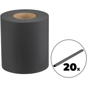 STREND PRO 2171960 Stínící páska na plot 190mm × 26m – PVC (1050 g/m2), antracit RAL 7016 EUROSTANDARD