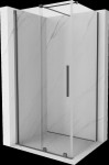 MEXEN/S - Velar sprchový kout, posuvné dveře 100 x 75, transparent, grafit metal 871-100-075-01-95