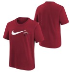 Nike Dětské tričko Miami Heat NBA Swoosh Logo T-Shirt Červená (YOUTH)
