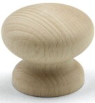 Tulip Nábytková úchytka dřevěná Adam nelakovaná (158704)