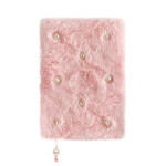 Plyšový blok - Světle růžová - Albi