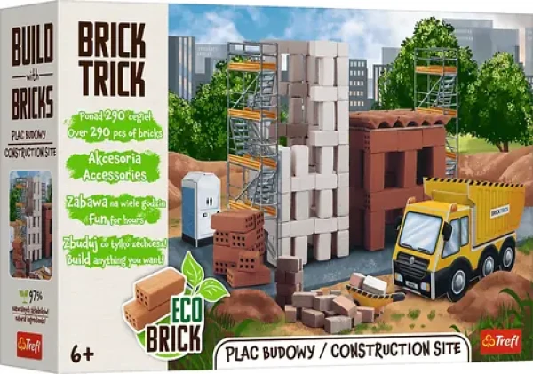 TREFL Stavebnice BRICK TRICK Staveniště XL