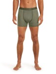 Pánské merino boxerky ICEBREAKER Mens Anatomica Boxers, Lichen/Dark Loden/S velikost: XXL