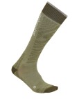 Dámské merino lyžařské ponožky ICEBREAKER Wmns Ski+ Light OTC Mountain Contour, Lichen/Loden/Ether velikost: 38-40 (M)