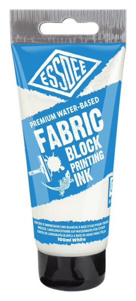 Textilní barva na linoryt 100ml - bílá