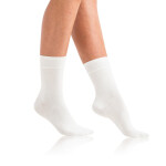Dámské bavlněné ponožky COTTON MAXX LADIES SOCKS - BELLINDA - bílá 35 - 38
