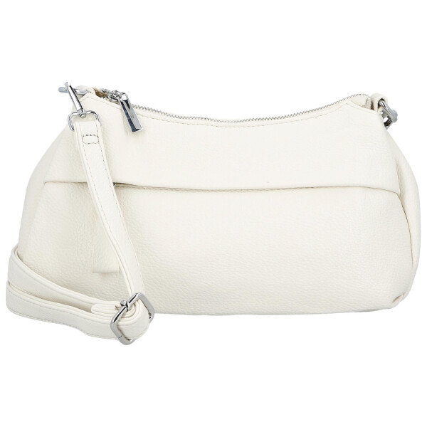 Stylová dámská koženková crossbody kabelka Foppa, béžová