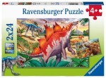 Ravensburger - Puzzle - Svět dinosaurů - 2x24 dílků