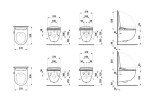 Laufen - Cleanet Pro Lite Elektronický bidet s keramikou, závěsný, Rimless, SoftClose, bílá H613890000S002