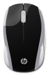 HP 200 stříbrná / bezdrátová myš / optická / 1000 dpi / USB (2HU84AA#ABB)