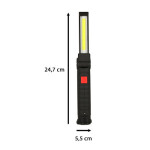 Dílenská svítilna USB COB s magnetem dobíjecí 1200 mAh 200 lm