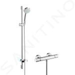 HANSGROHE - Croma 100 Sprchový set Vario s termostatem, EcoSmart 9 l/min, chrom 27033000