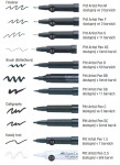 Faber-Castell Umělecký popisovač Pitt Artist Pen Brush Manga Shojo štětcové, sada 6 ks - teplé barvy