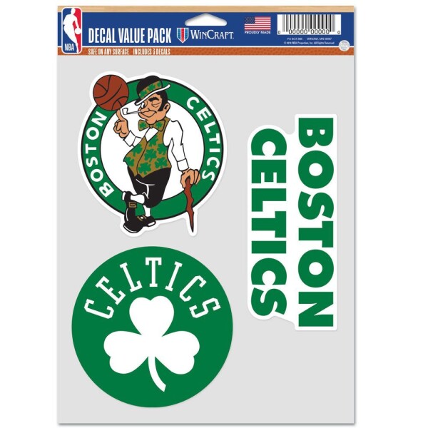 Samolepka Boston Celtics NBA Multi-Use Set (3 ks)% 1 ks